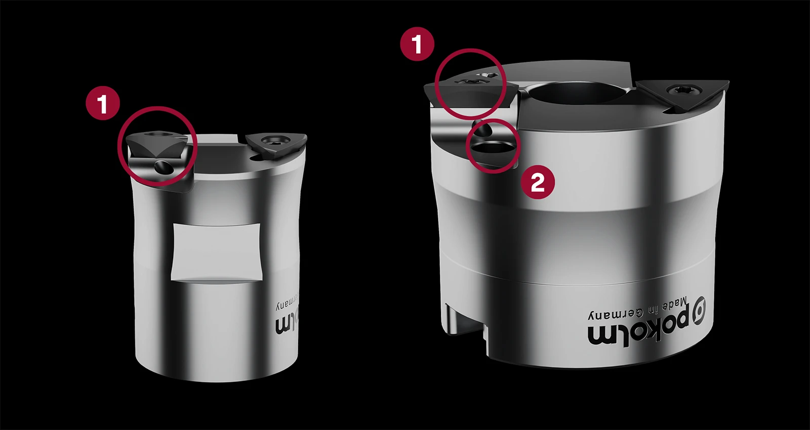 The face milling cutter Mirroworx from Pokolm.