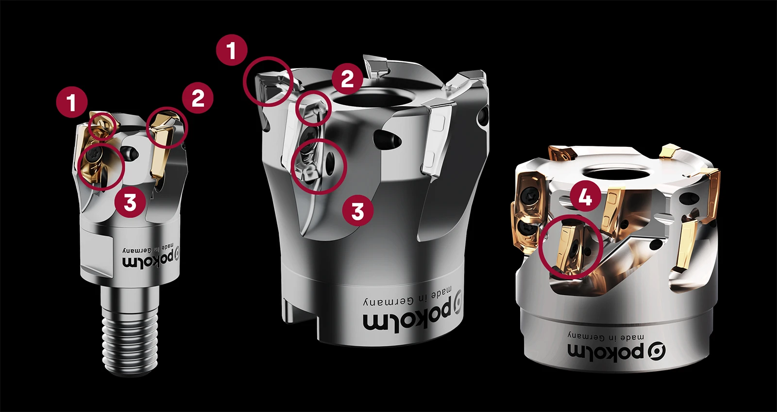 The Shoulder, slotting and chamfer cutters Slotworx from Pokolm.