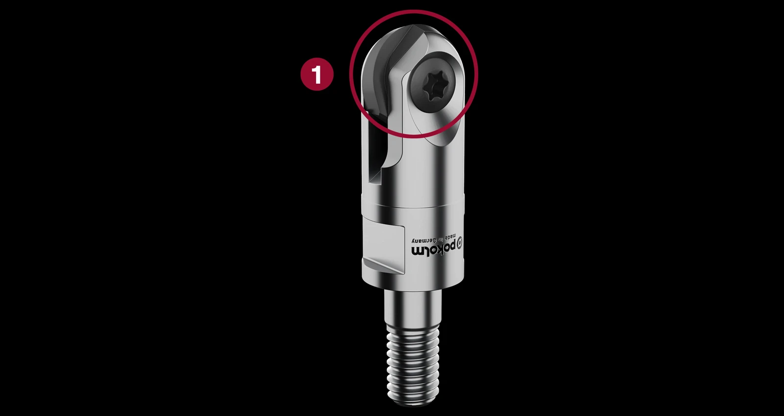 The ball nose and torus end mill Uniworx from Pokolm.