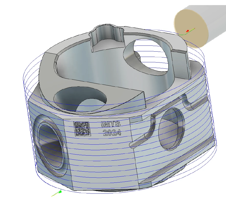 Ein Bauteil für die Halbleiterfertigung in der Programmierung.