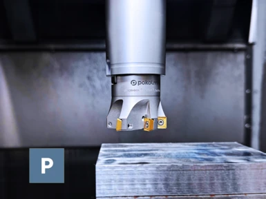 Squareworx® bearbeitet Stahl.