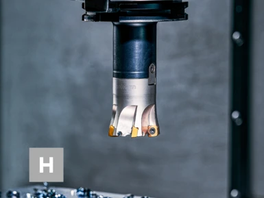 Quadworx® XL bearbeitet harte Werkstoffe.