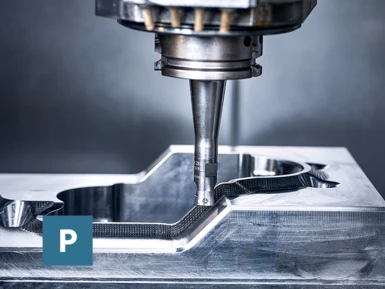 Finworx, das Multitalent zum Schlichten und Konturfräsen, bearbeitet Stahl.