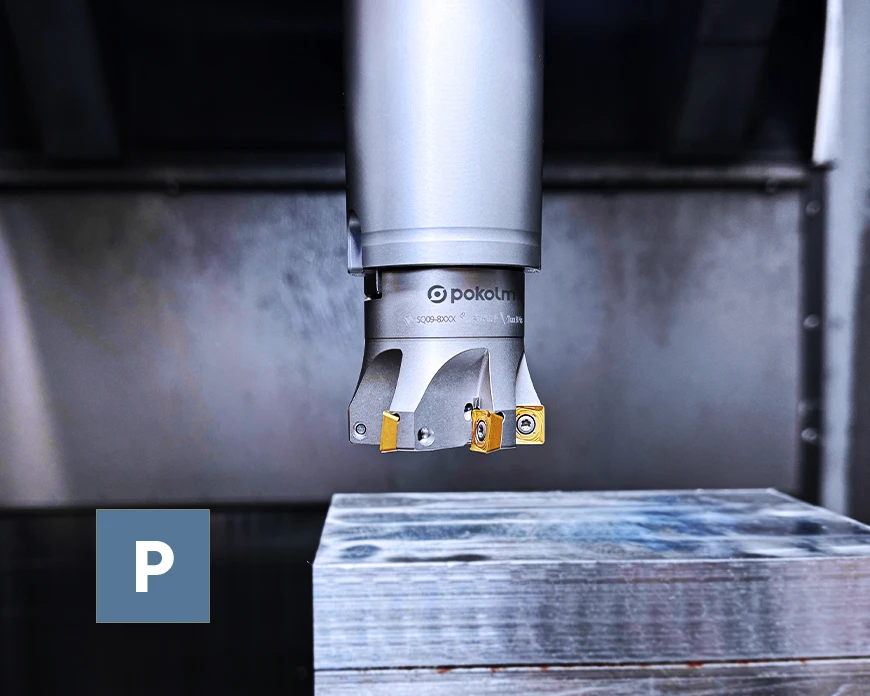 Squareworx® bearbeitet Stahl.