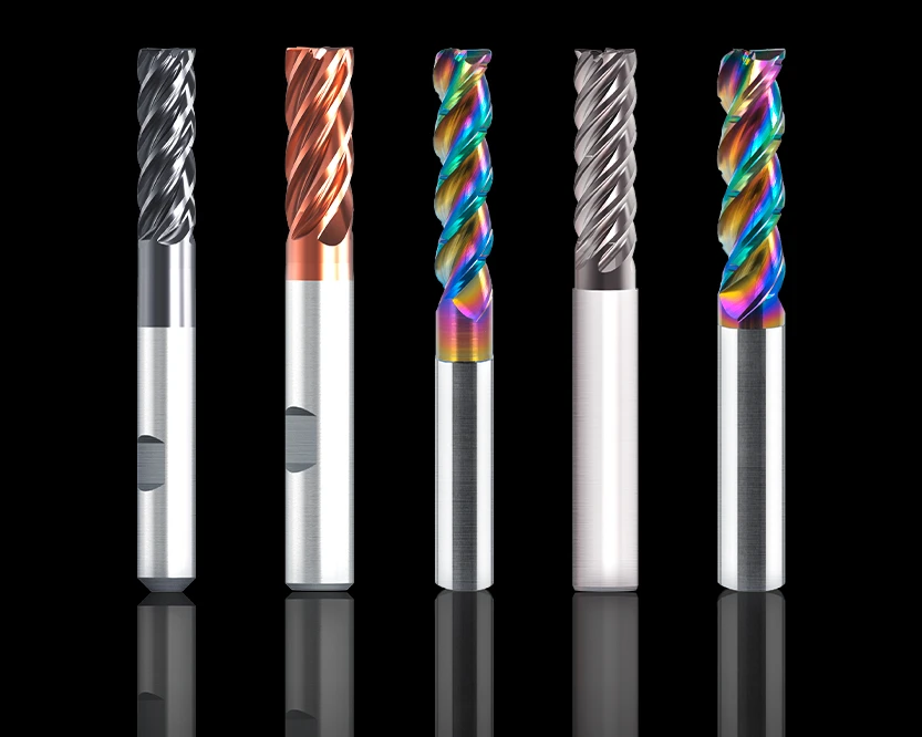 Pokolm offer a wide range of solid carbide end mills, including a large selection of trochoidal end mills.