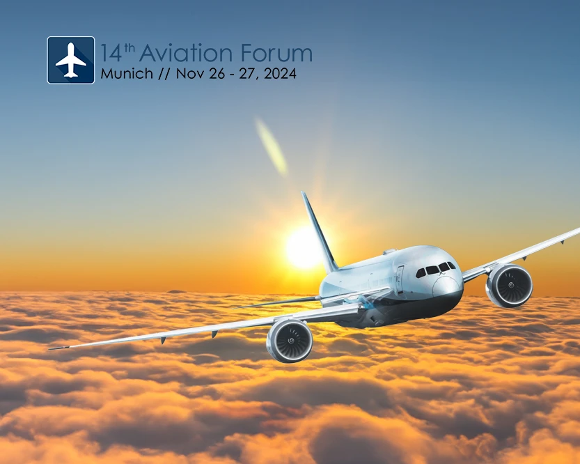 14th Aviation Forum 2024 in Munich. Trade fair about the aviation industry, where Pokolm is exhibiting with a stand.