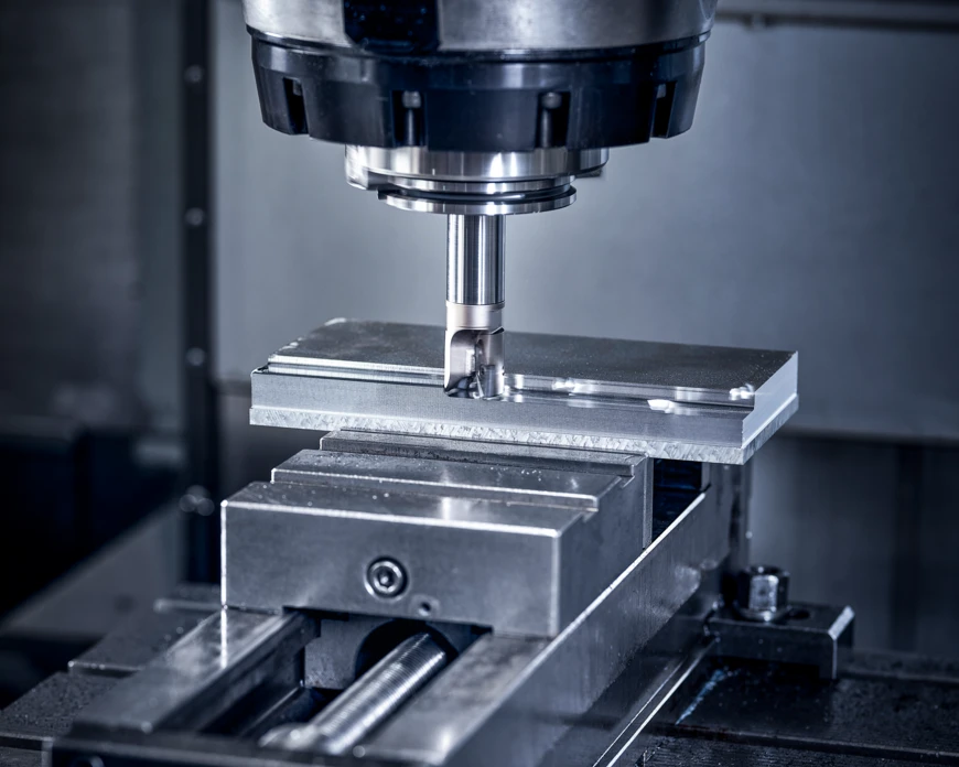 A milling cutter for non-ferrous machining mills a component. These are premiumtools from Pokolm.